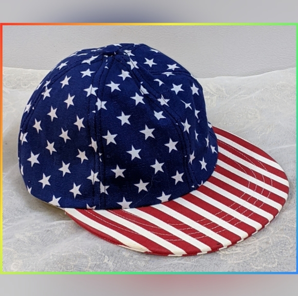 AMERICAN APPAREL FOURTH OF JULY AMERICAN FLAG CAP - Picture 2 of 5